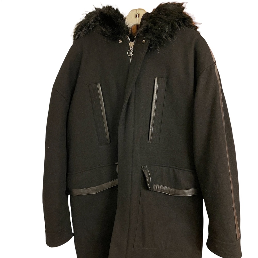 STUNNING & RARE mens Zara wool blend coat - Black - Medium - Picture 2 of 6